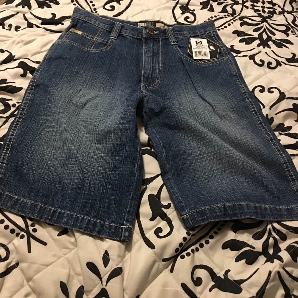 Boys south pole denim shorts